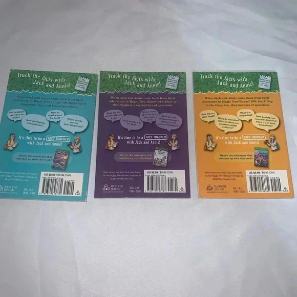 Magic Tree House Dolphins and Sharks,Ancient Greece Ghosts sea monsters - Picture 2 of 5